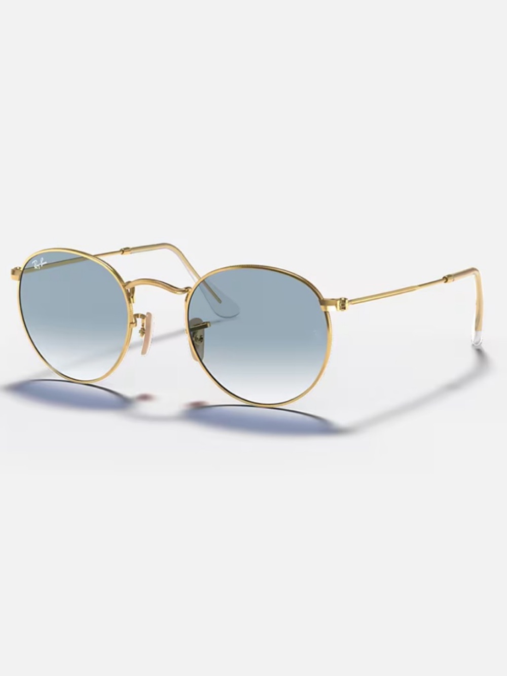 Ray-Ban Gold Round Glasses